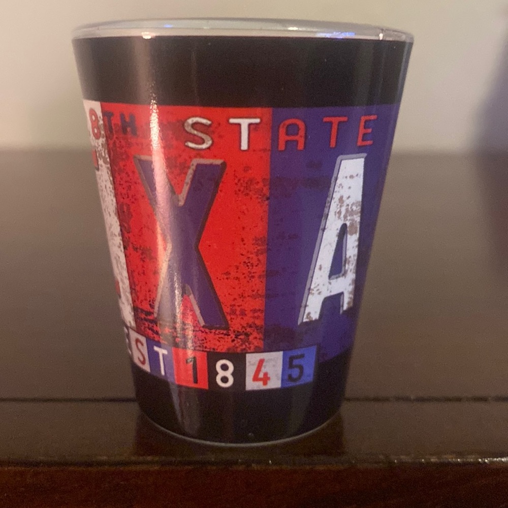 Brand New
Dallas Texas Multi Color Shot Glass